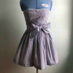 Nautical Strapless Dress